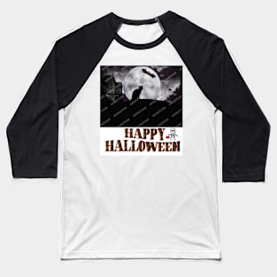 Happy Halloween by MONOTASK Baseball T-Shirt